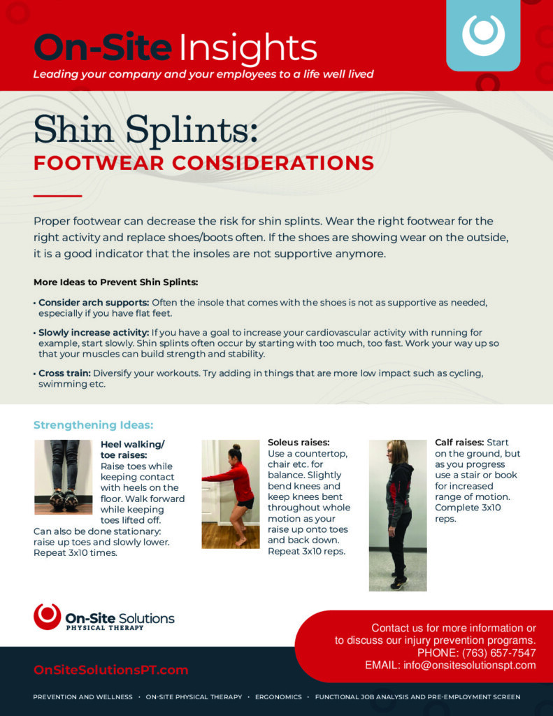 A picture of the Shin Splints: Footwear Considerations post